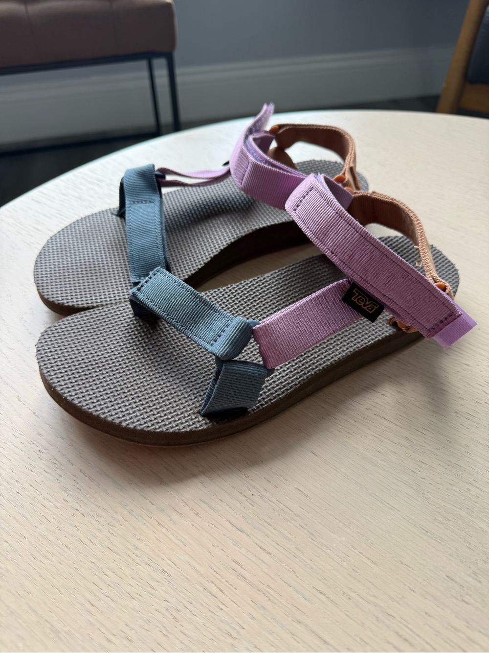 Teva Women’s Multi-Strap Sandals — Purple, Blue & Brown - Picture 3 of 5
